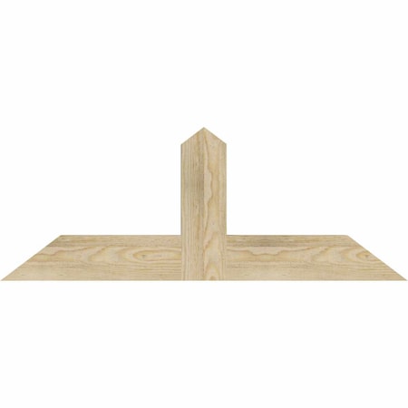 Ekena Millwork Portland Rough Sawn Timber Gable Bracket, Douglas Fir, 36"W x 13"H x 2"D x 4"F, 9/12 Pitch GBW036X13X0204POR00RDF